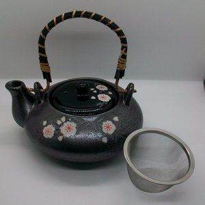 Nikko Ceramic Teapot Cherry Blossoms NK 23001 New in. Box